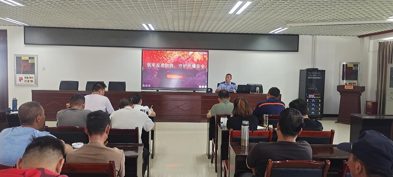 金沙人公司開展反恐應(yīng)急演練